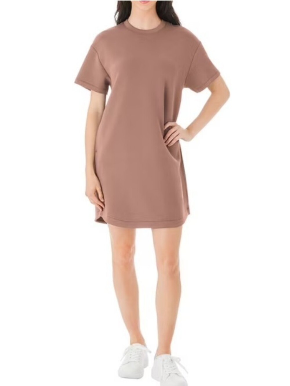 Members Mark Sandwash Rib Tee Dress Women's Medium New